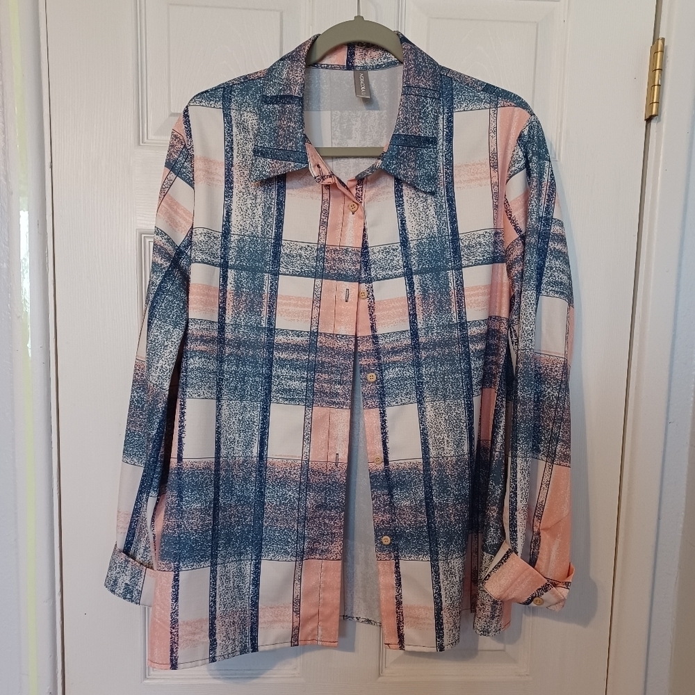 💰NoraCora Button Front Top